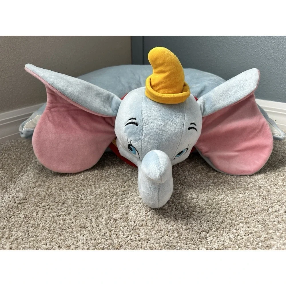 Disney Parks Exclusive Dumbo Pillow Pet Dream Friend Plush Excellent Condition!!